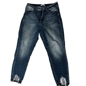 Kurvy ultra high rise ankle skinny kancan